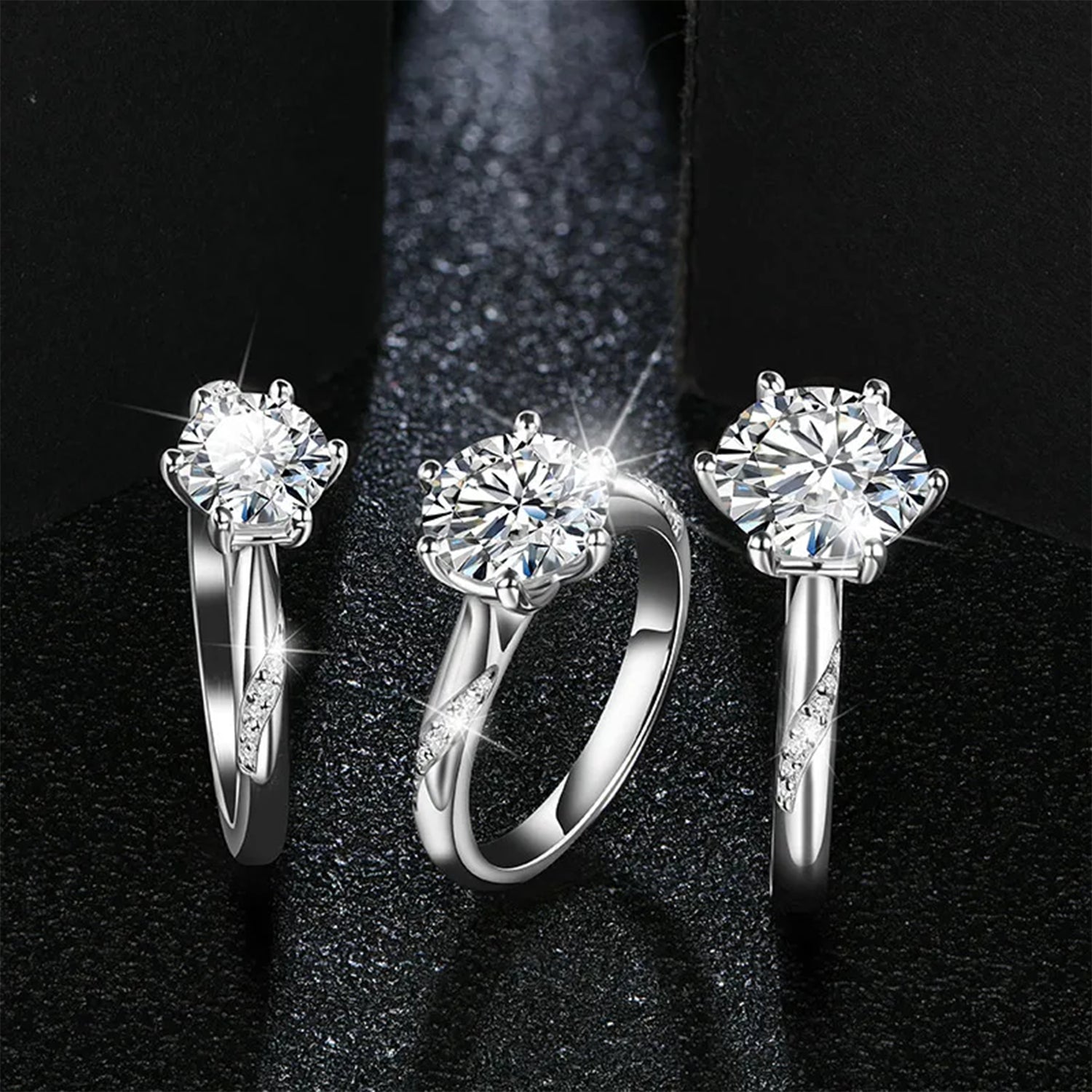 Radiance Classic Moissanite Ring